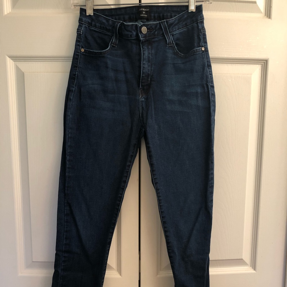 Just Black Dark Skinny Jeans